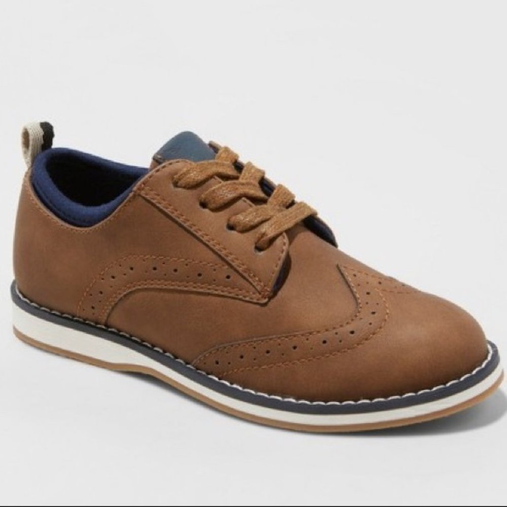 Cat & Jack Boys Carlton Loafers - Brown 2